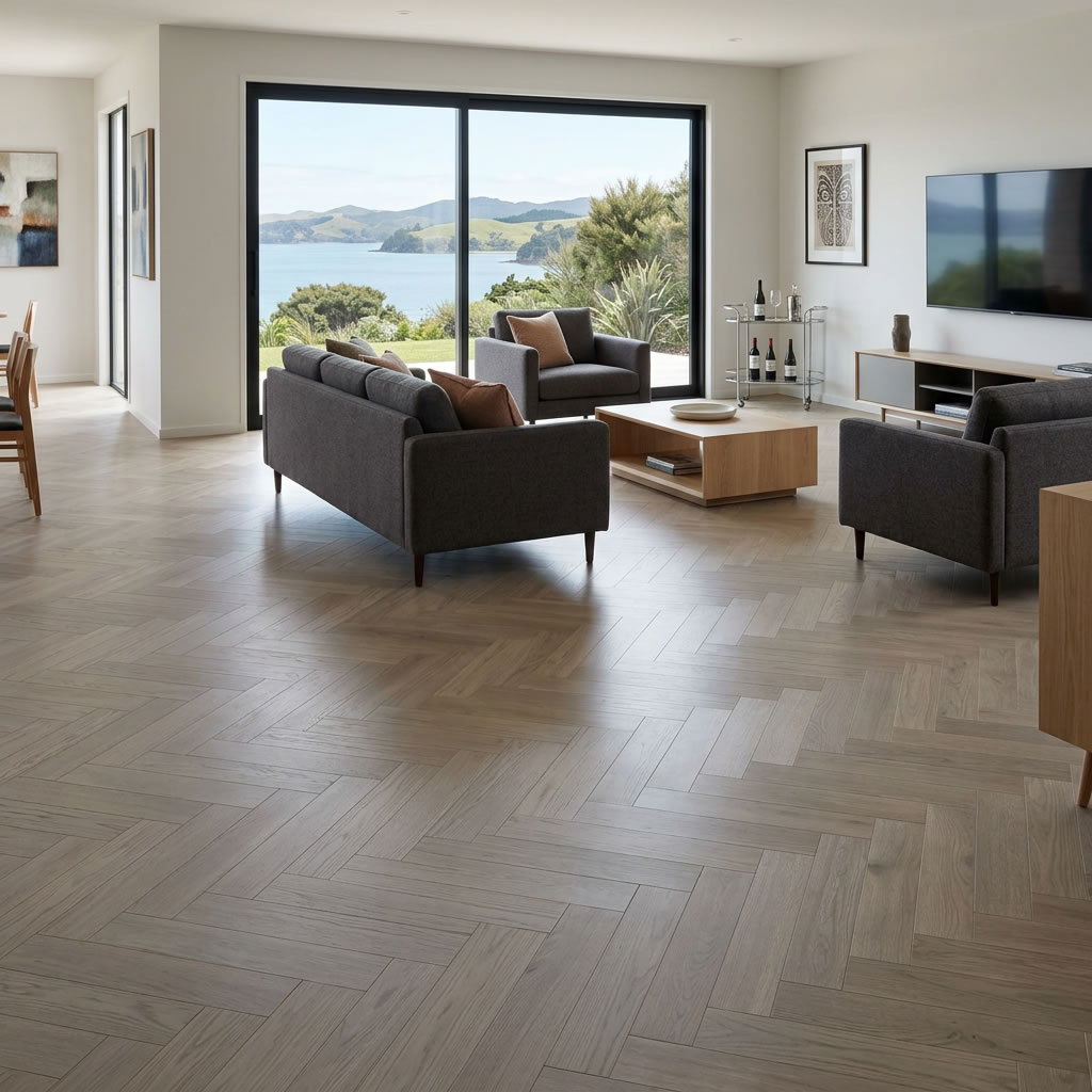 Linen Oak Herringbone - DUKE125-7102 - Image 3