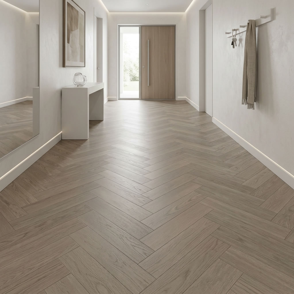 Linen Oak Herringbone - DUKE125-7102 - Image 2