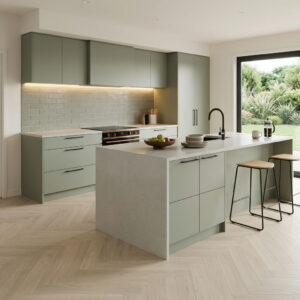 Pearl Oak Herringbone captures the refined beauty of European Oak in a soft, luminous tone inspired by natural pearl hues and sun-bleached coastal landscapes.