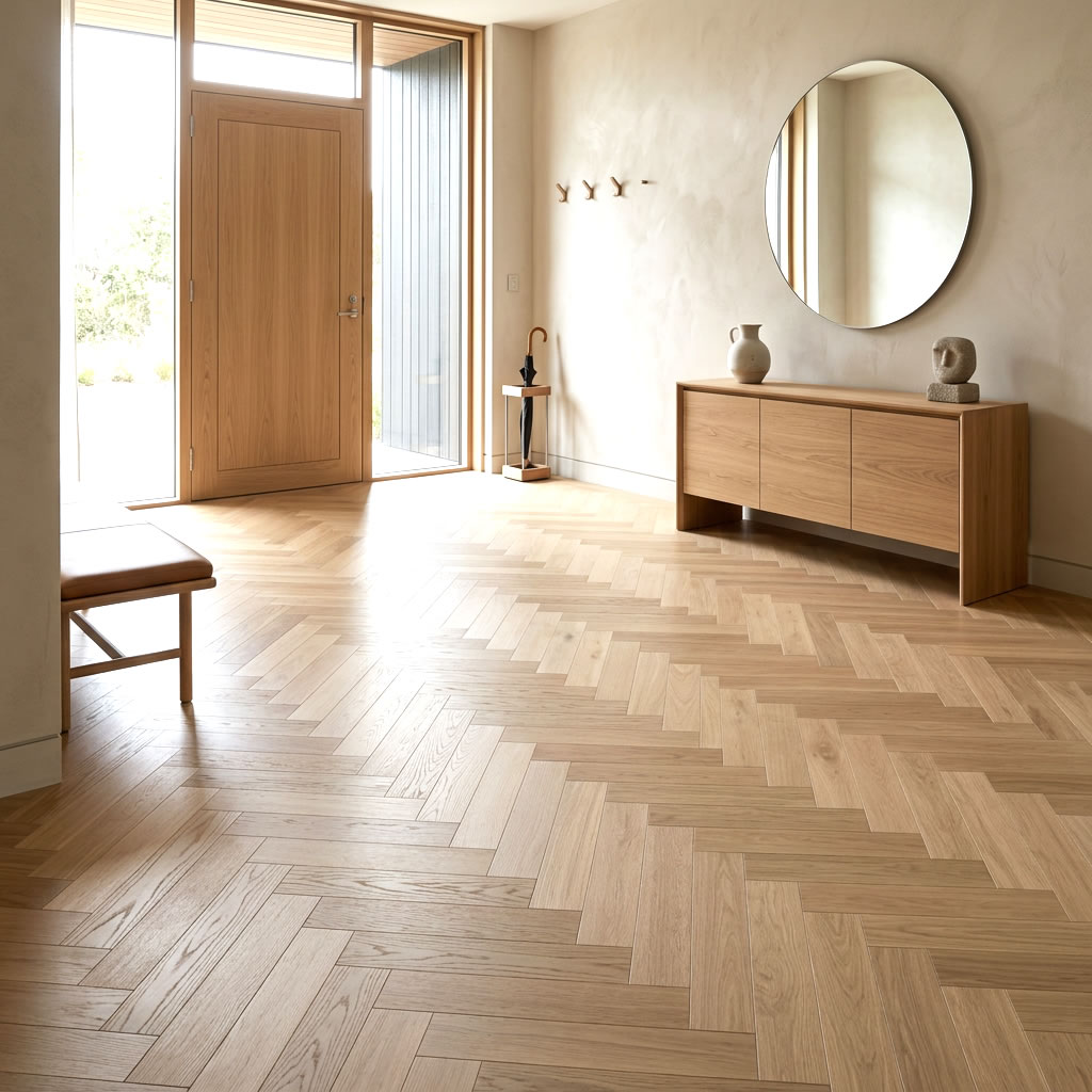 Meadow Oak Herringbone - DUKE125-S007 - Image 2