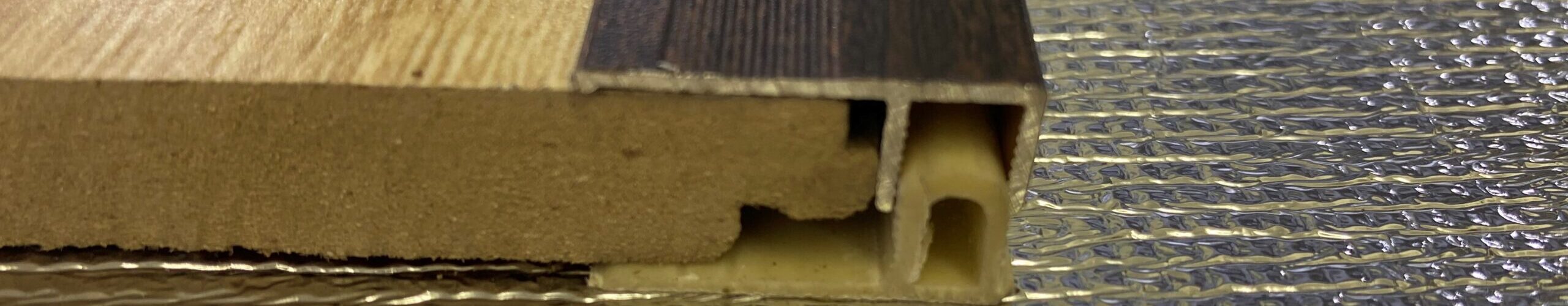 Wood grain finishing junior U-Trims