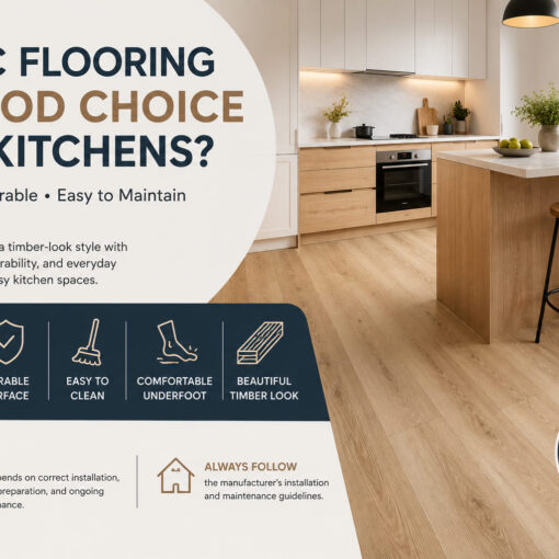 The kitchen is one of the most frequently used areas in a home. It is a space where cooking, cleaning, food preparation, family activity, foot traffic, and occasional spills are part of everyday life. Because of this, kitchen flooring needs to be practical, easy to maintain, and suitable for regular household use.