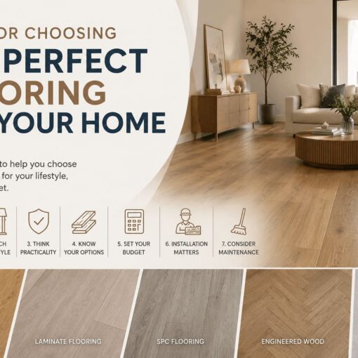 Choosing the right flooring is an important decision that can significantly influence the appearance, comfort, and functionality of your home. With so many flooring options available, it can be difficult to know which product is best suited to your space, lifestyle, and budget.