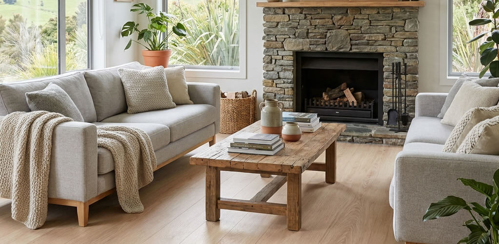 Taieri Oak is a laminate flooring tone that feels like quiet confidence.