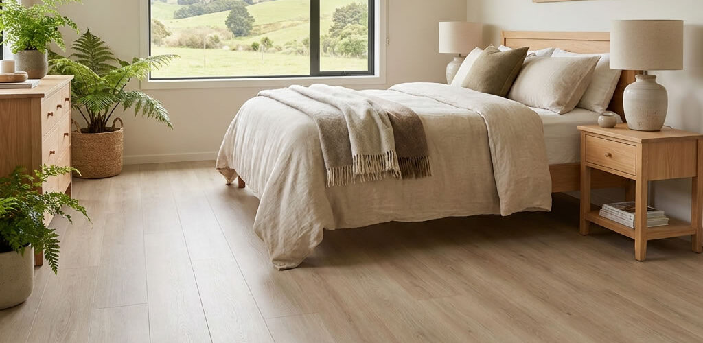 Lindis Oak is a fresh and elegant laminate flooring solution that captures the natural clarity of sun-washed oak and the softness of neutral-toned interiors.