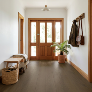 Aqua-Block Kauri Oak Stepcasa 85317 presents a deep, mid-to-dark brown tone that carries with it an impression of quiet strength and maturity.