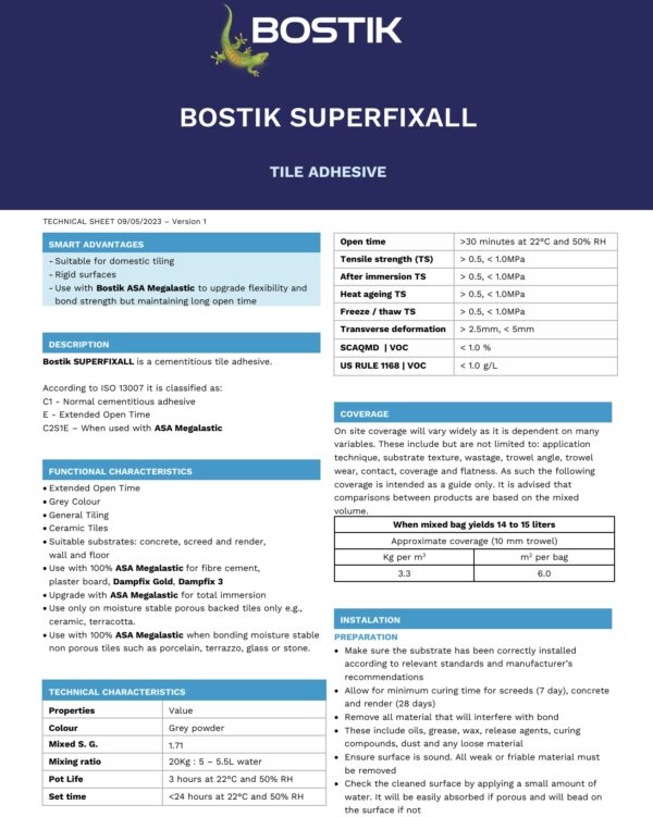 Bostik ASA Superfixall