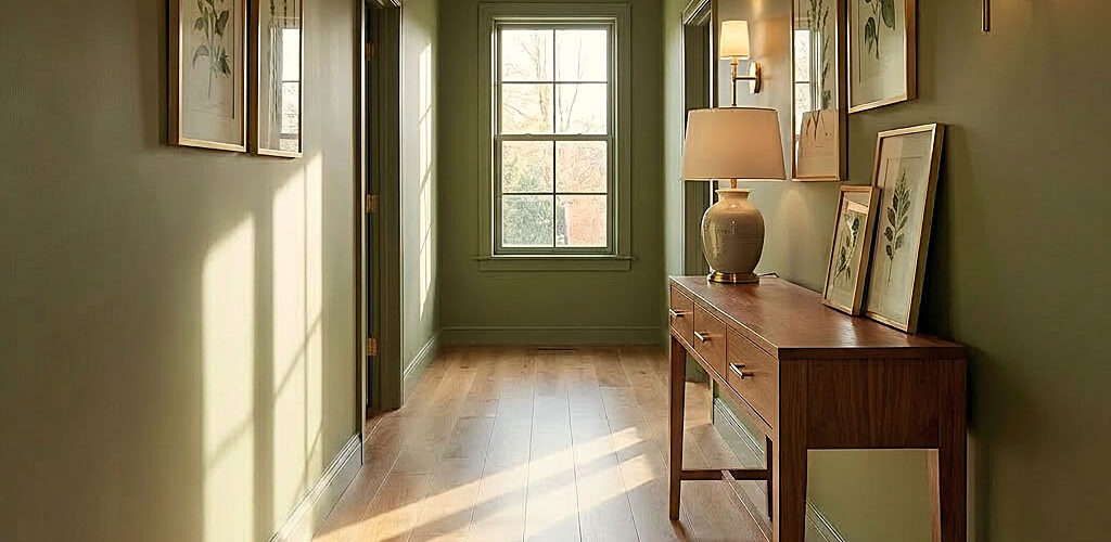 Natural oak parquet, paired with a decorative crystal chandelier and antique columns, elevates an interior into a space of lasting luxury and elegance. Softly toned walls with refined stucco work provide the ideal backdrop, allowing the non-standard dimensions and natural colour of the wood boards to take centre stage.