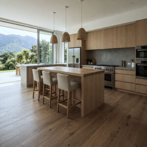 Oak Nature Ernest Chocolate Parquet is infused with the deep, luxurious tone of dark chocolate — a colour that draws out the wood’s most distinctive features.