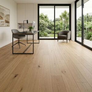 Sunlit Oak Parquet celebrates the natural warmth and character of genuine Oak in a softly illuminated golden finish. Inspired by oak timber warmed by natural sunlight, its balanced combination of honey, wheat, and light golden-brown tones creates an interior that feels comfortable, welcoming, and effortlessly refined.