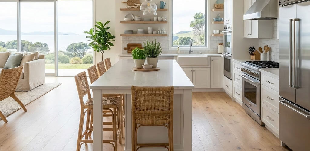 Natural oak is a beautiful stained floor. Each engineered wood board comes 190mm wide and 1900mm length, making them suitable for most rooms regardless of the size. They come micro beveled, to accentuate each plank subtly, and with a Brushed  finish, to slightly bounce of some light, but not too much.