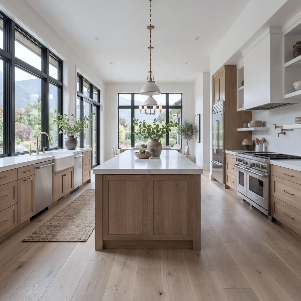 GL flooring Engineered bright white wood- GL15 - Image 3