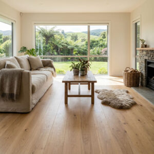 European Natural Oak Floors offer a timeless timber aesthetic that brings warmth, balance, and natural character into interior spaces. The classic natural oak tone feels relaxed and welcoming, creating a calm connection to nature even in urban living environments. This versatile colour works effortlessly across modern, contemporary, and traditional interiors.