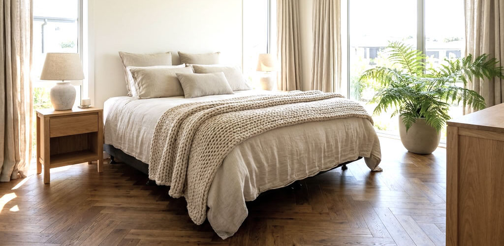 Barlinek Engineered Herringbone Oak Grissini is a refined herringbone timber flooring solution designed to combine classic patterning with a contemporary, light-toned finish.