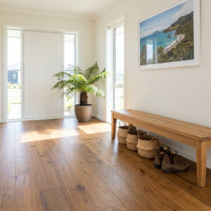 20mm real wood flooring delivers a solid, substantial feel underfoot while showcasing the natural beauty of hardwood timber.