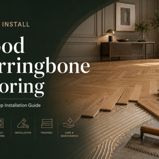 Installing Wood Herringbone Flooring