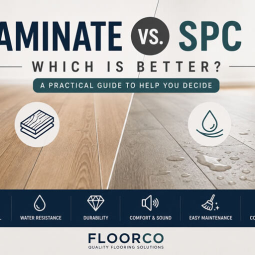 At first glance, laminate flooring and SPC flooring can look very similar. Both are available in timber-look designs, both are commonly supplied in plank formats, and both are popular choices for modern homes.