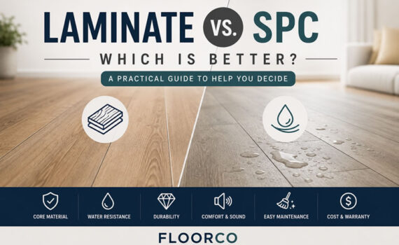 At first glance, laminate flooring and SPC flooring can look very similar. Both are available in timber-look designs, both are commonly supplied in plank formats, and both are popular choices for modern homes.
