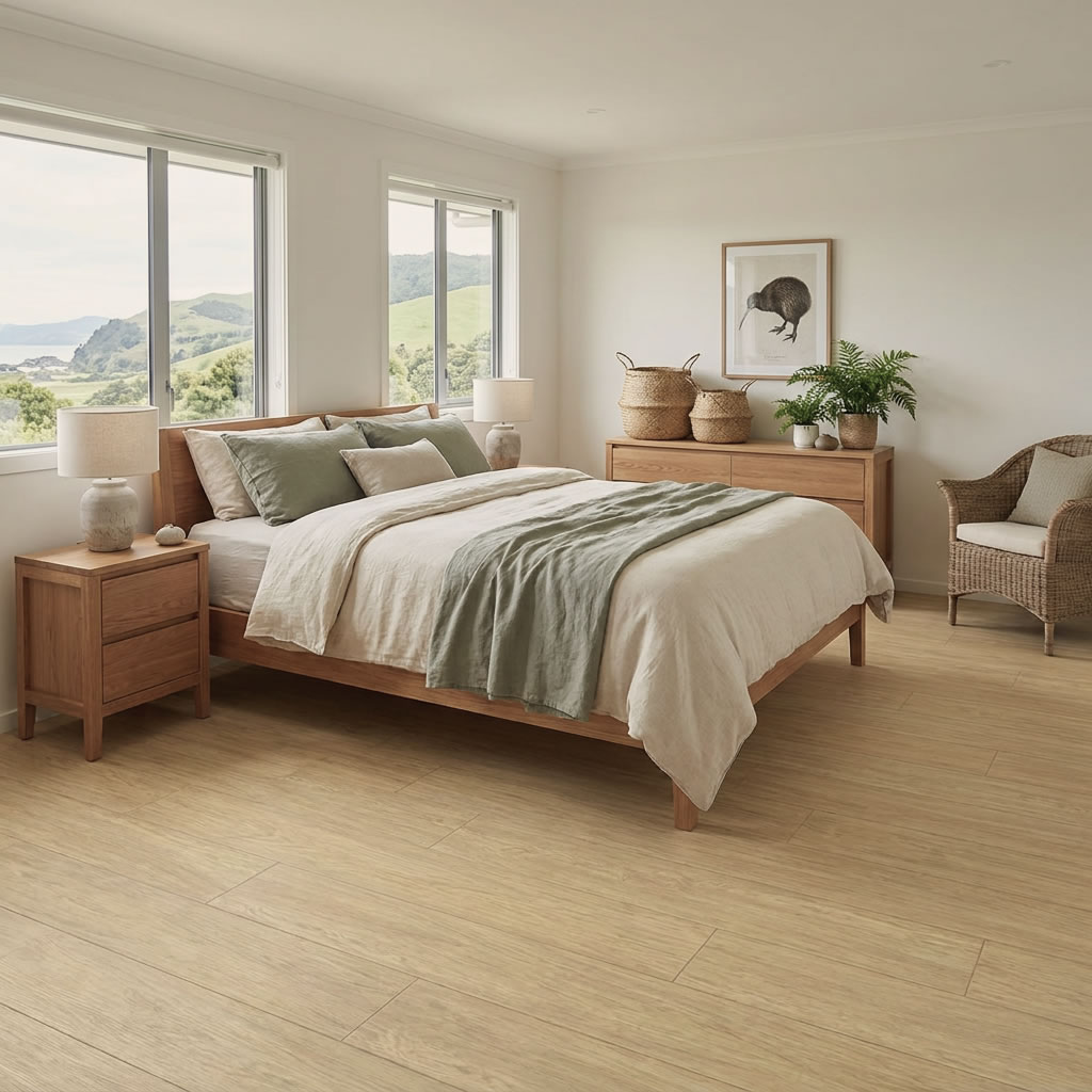 NZCORE MAX1010 Alpine Oak is a refined SPC flooring and hybrid flooring design inspired by the clean, natural beauty of light oak timber.