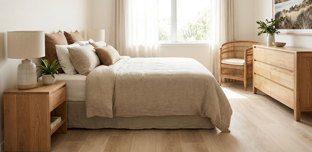 NZCORE MAX1050 Soft Greige Oak is a refined SPC flooring and hybrid flooring design created to suit modern living environments across New Zealand.