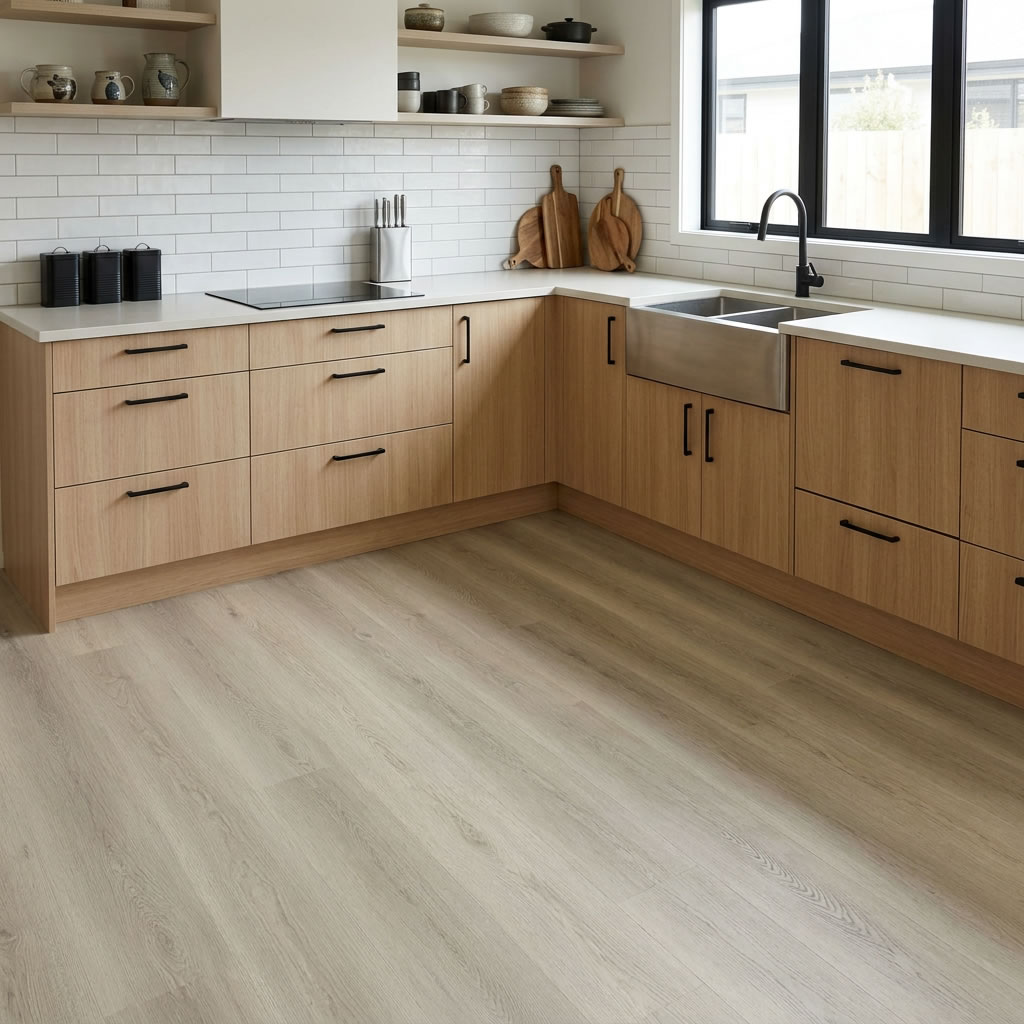 NZCORE Silver Oak S366 8mm Hybrid Flooring - Image 2