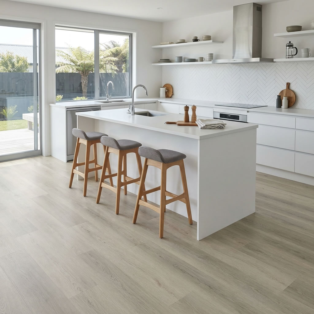 NZCORE Silver Oak S366 8mm Hybrid Flooring
