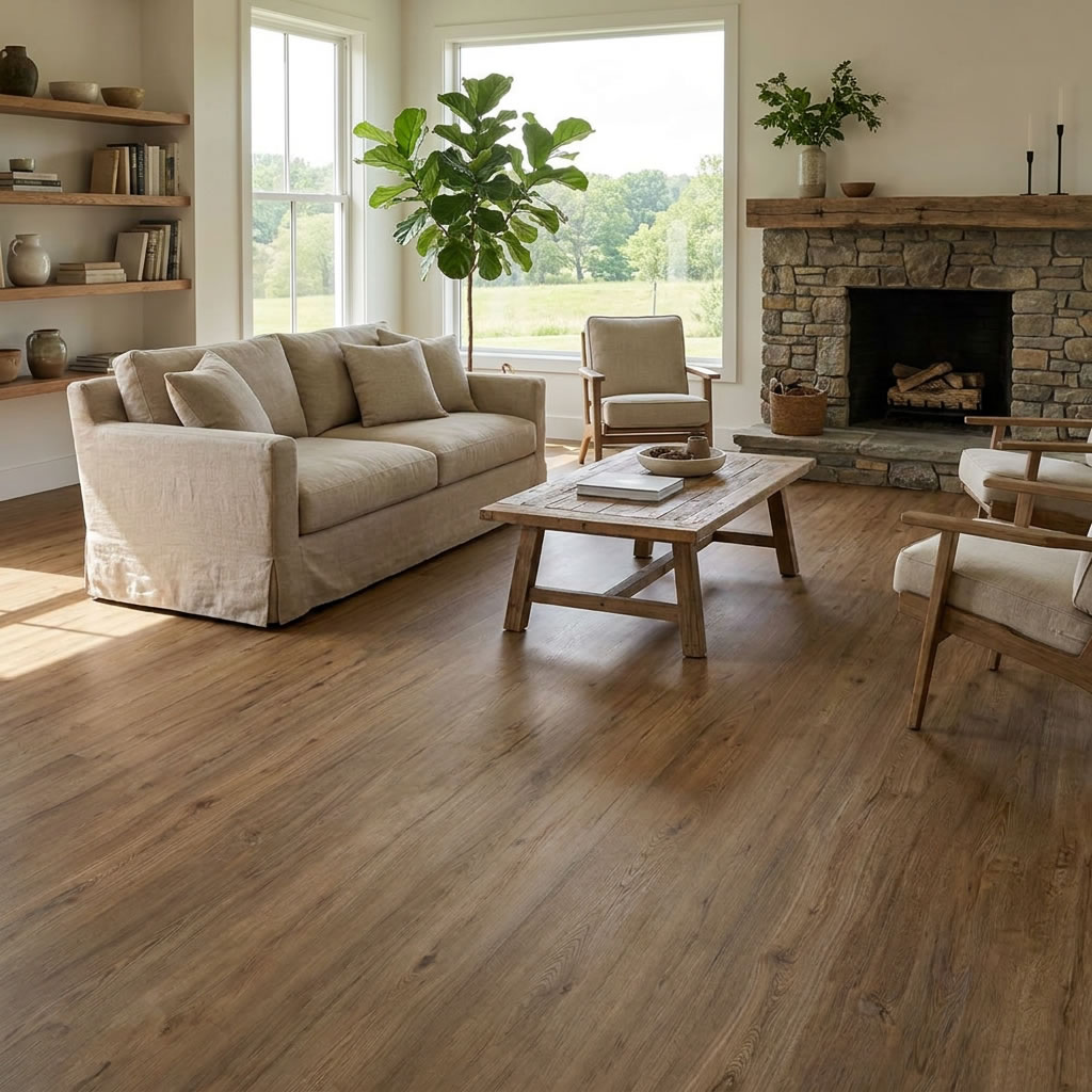 SPC09 Dunedin oak SPC flooring - Image 3