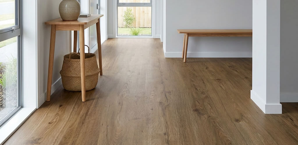 SPC flooring in the Christchurch Oak colour offers a modern stone-based vinyl flooring solution with a classic oak-inspired appearance.