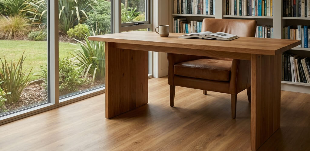 The 6.5mm Luxury SPC Hybrid Flooring in Warm Oak brings a natural and inviting atmosphere to any home interior.