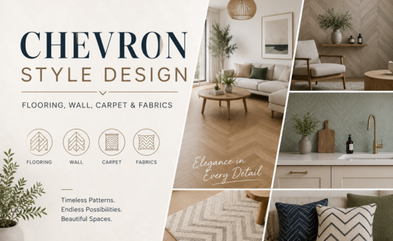The essence of Nordic style flooring is here - Chevron design!