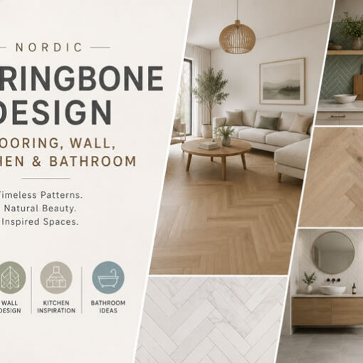 Herringbone and chevron patterns have become increasingly popular in modern interior design. They bring rhythm, texture, and elegance to a space without making it feel overly decorative.