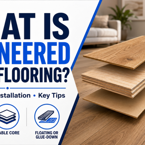 Engineered timber flooring combines the classic appeal of solid wood with enhanced stability and durability, making it a popular choice for both residential and commercial spaces.