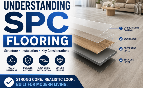 Stone Polymer Composite (SPC) Flooring SPC (Stone Polymer Composite) flooring has emerged as a premier choice for residential and commercial spaces globally since 2019. Known for its robustness and versatile aesthetics, SPC is increasingly preferred over traditional flooring options like wood and laminate.