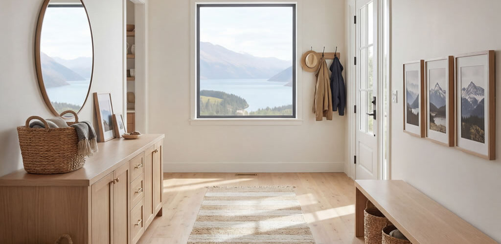Natural oak engineered hardwood flooring offers a timeless and welcoming appearance defined by the warmth of real wood. Finished in a classic natural oak tone, this flooring brings balance and calm into interior spaces, creating an atmosphere that feels relaxed and connected to nature—even within urban living environments.