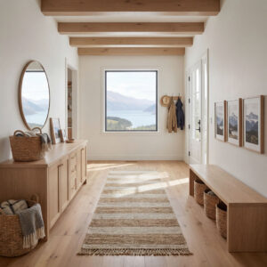 Natural oak engineered hardwood flooring offers a timeless and welcoming appearance defined by the warmth of real wood. Finished in a classic natural oak tone, this flooring brings balance and calm into interior spaces, creating an atmosphere that feels relaxed and connected to nature—even within urban living environments.
