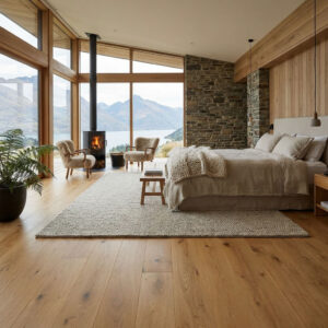 Natural oak colour engineered hardwood flooring offers a calm, welcoming aesthetic defined by the timeless appeal of real wood. Finished in a classic natural oak tone, this flooring introduces warmth and balance into interior spaces, creating an atmosphere that feels relaxed and connected to natural materials—even within urban living environments.