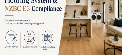 Wet areas NZBC Alternative solution for Kitchen, toilet, laundry, Bathroom
