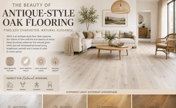 Antique-style wood flooring has become a popular choice for homeowners who want a floor with character, warmth, and a sense of timeless beauty. Unlike a plain modern surface, an antique-style floor carries a more textured and natural appearance, giving the space a softer and more lived-in feeling.