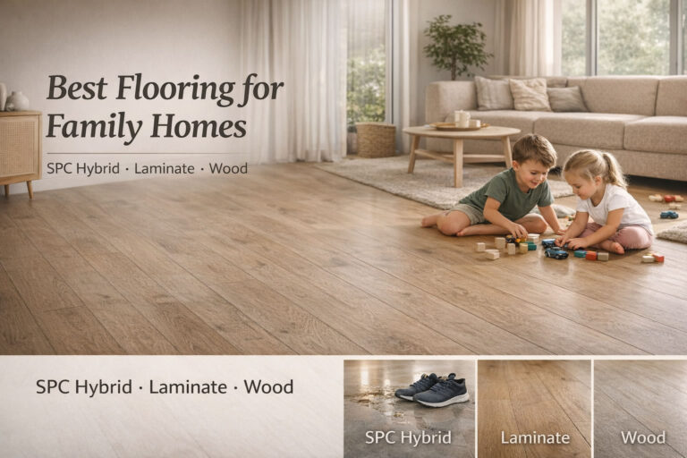 What's the best flooring for families with kids in NZ：SPC Hybrid vs. Laminate vs wood flooring