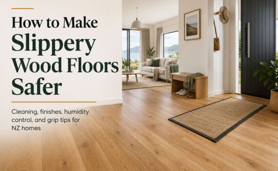 There's nothing quite like the clean, timeless look of wood flooring underfoot — warm, natural, and instantly inviting. But even the most beautiful timber surface can lose its grip over time. From brand-new homes with glossy polyurethane finishes to century-old villas polished smooth by decades of footsteps, slippery wood floors are a common issue in homes throughout New Zealand.