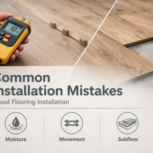 Wood flooring can lift a space like almost nothing else. They feel warm underfoot, look better with age, and add value if you get the install right. The catch is that wood is a living material. It expands and contracts with humidity, it reacts to temperature, and it shows every shortcut you take during install. That’s why small mistakes can lead to squeaks, gaps, cupping or boards that move under your feet.