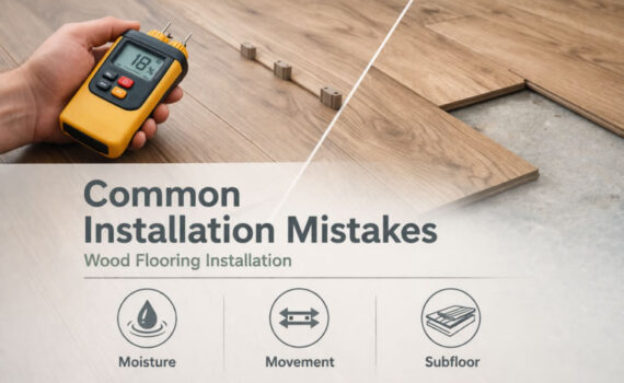 Wood flooring can lift a space like almost nothing else. They feel warm underfoot, look better with age, and add value if you get the install right. The catch is that wood is a living material. It expands and contracts with humidity, it reacts to temperature, and it shows every shortcut you take during install. That’s why small mistakes can lead to squeaks, gaps, cupping or boards that move under your feet.