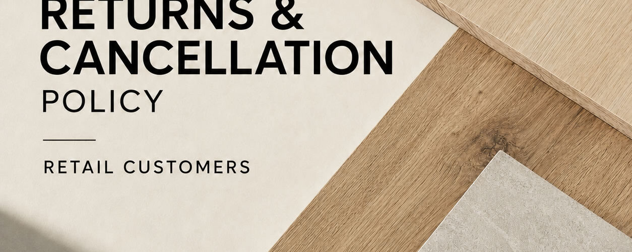 All returns and cancellations must be discussed with FLOORCO and approved in writing before any products are returned or orders are cancelled.