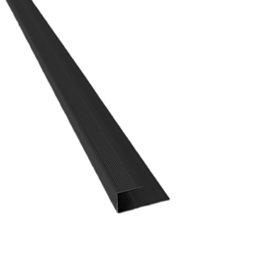 Junior End U-trim Black 6mm 8mm 10mm 12mm Laminate, wood  and spc Flooring accessories U profile edge finishing trims.